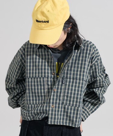 別注 フィッシングポケット ロングスリーブシャツ