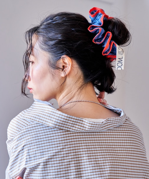 【1月30日12:00～販売開始】別注 マルチストライプ シュシュ