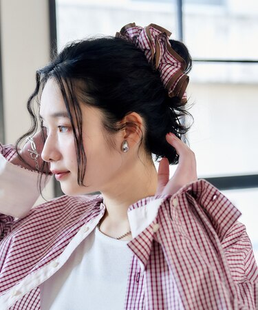 【1月30日12:00～販売開始】別注 マルチストライプ シュシュ