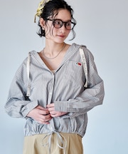 別注 マルチカラーフード付き ショートシャツ