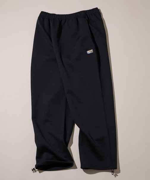 ビッグシルエット ダンボール ワンポイントロゴ スピンドル スウェットパンツ