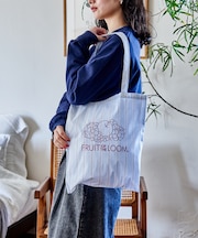 【1月30日12:00～販売開始】別注 マルチストライプ A4サイズ トートバッグ