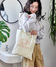 【1月30日12:00～販売開始】別注 マルチストライプ A4サイズ トートバッグ