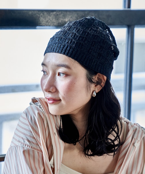 かぎ編み ニット帽