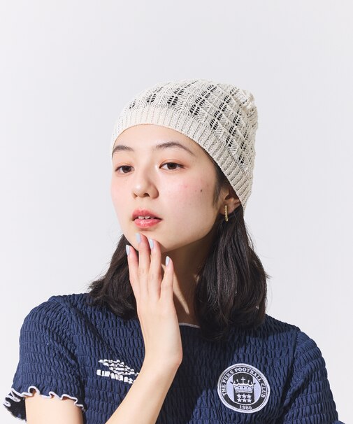 かぎ編み ニット帽