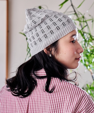 かぎ編み ニット帽