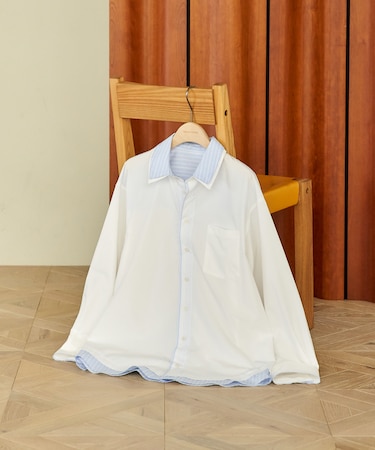 レイヤード風 デザインシャツ