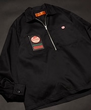 別注 ハーフジップ ロングスリーブ プルオーバー シャツ