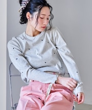 ミニハート刺繍 ロンT