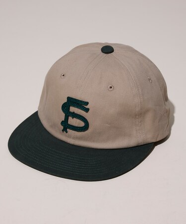 別注 フェルト ロゴ ツイルキャップ