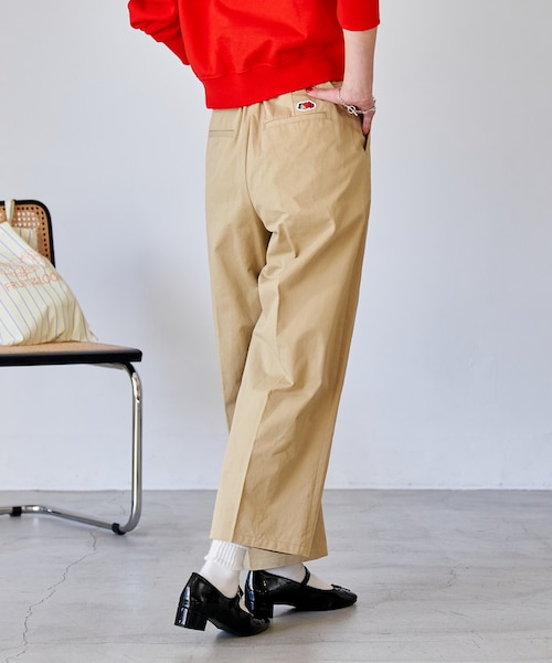 1月30日12:00～販売開始】別注 ロゴベルト付き ツイルパンツ