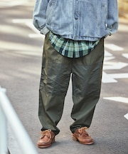 リップストップ ナイロン切り替え カーゴパンツ