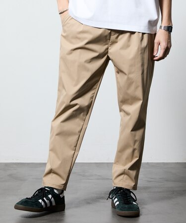 Easy Care Fabric スリムテーパードシルエット イージーパンツ/吸水速乾/UVカット 【限定展開】