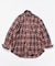 ビッグシルエット マドラスチェック BDシャツ ロングスリーブ