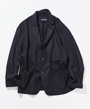 リネン混テーラードジャケット