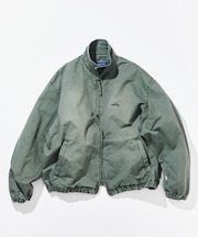 ガーメントダイ チノツイル ジップブルゾン