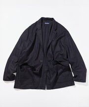 リネン混 テーラードジャケット