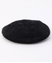 モヘアライクベレー帽