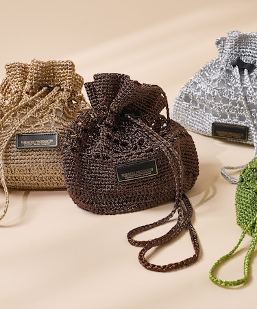 別注ラメ メッシュ ショルダーバッグ