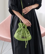 別注ラメ メッシュ ショルダーバッグ