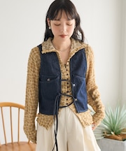 ツイル リボン ランニングベスト