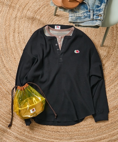 別注 ワッフルヘンリー ロンT