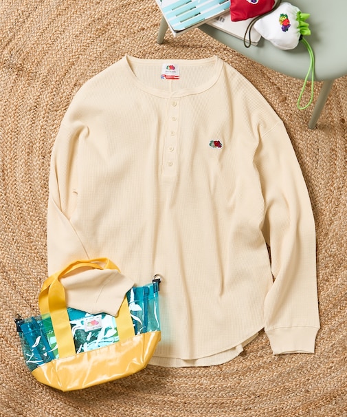 別注 ワッフルヘンリー ロンT