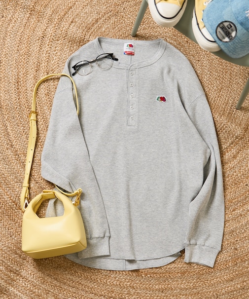 別注 ワッフルヘンリー ロンT