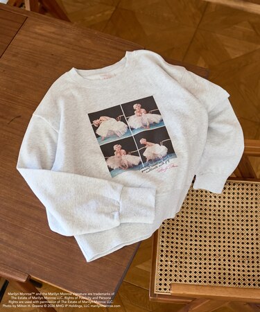 マリリン・モンロー BURST SHOT SWEAT SHIRT