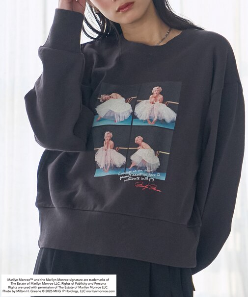 マリリン・モンロー BURST SHOT SWEAT SHIRT