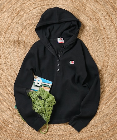 別注 ワッフルヘンリーパーカー