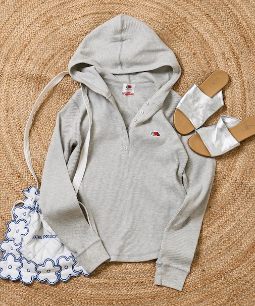 別注 ワッフルヘンリーパーカー