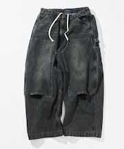 スーパーワイド カーブシルエット ダブルニー ペインターパンツ