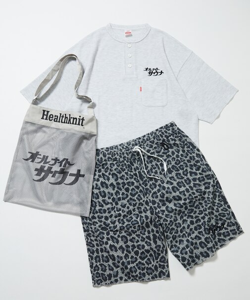 別注 メッシュバッグ付き KANNAIGI by Healthknit ワッフル