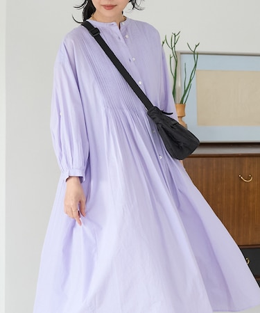 インド ピンタックワンピース