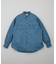 【Japan Exclusive】Chambray Work Shirt Indigo Produced by 金子恵治