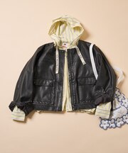 レザレット 2WAY ショートブルゾン