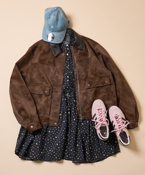 レザレット 2WAY ショートブルゾン