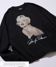 別注 マリリン・モンロー L/Sカットソー “Red Sitting”