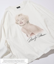 別注 マリリン・モンロー L/Sカットソー “Red Sitting”