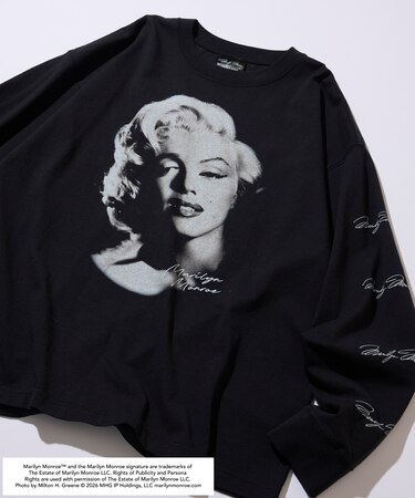 別注 マリリン・モンロー L/Sカットソー “Glamour”