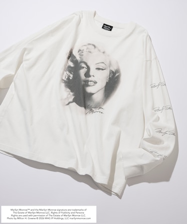 別注 マリリン・モンロー L/Sカットソー “Glamour”