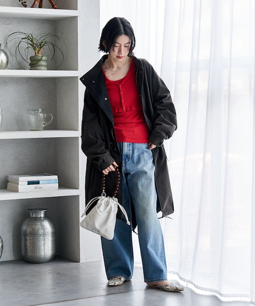 M-65 フェード加工 ロング モッズコート