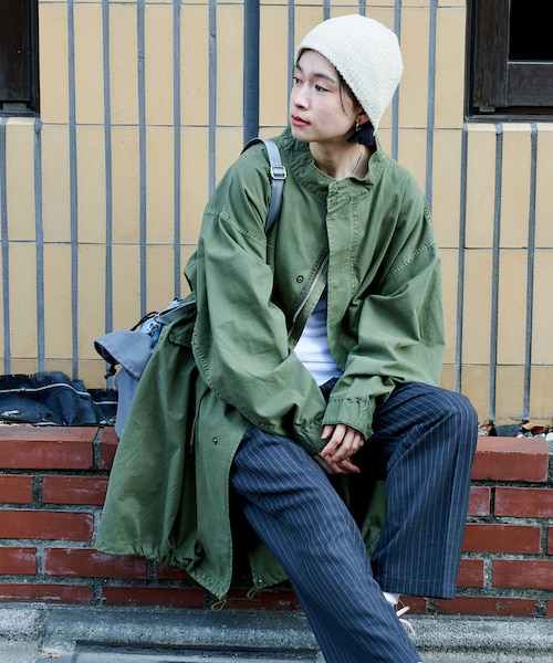 M-65 フェード加工 ロング モッズコート｜フリークスストアの通販