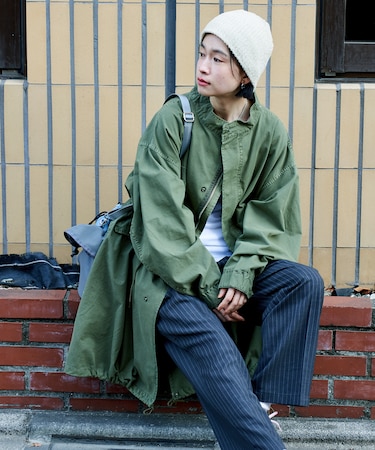 M-65 フェード加工 ロング モッズコート