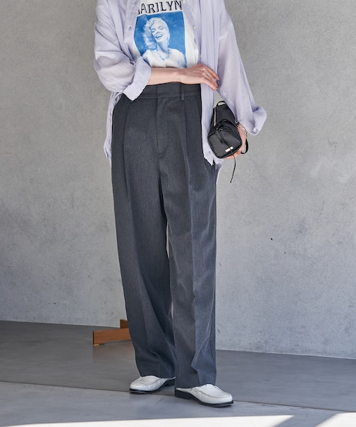 FIT MAGIC  マーベルト スラックスパンツ