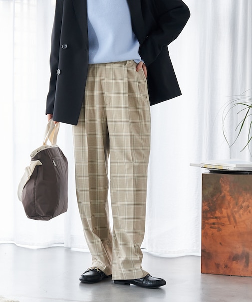 FIT MAGIC  マーベルト スラックスパンツ