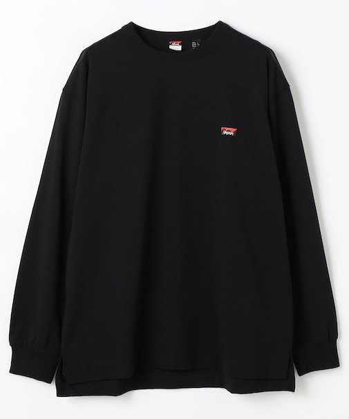ECO HYBRID BOX LOGO EMBROIDERY L/S TEE