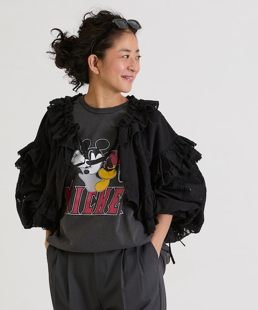 襟付き 2WAYレースボレロ&チャップス