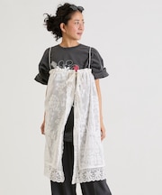 2WAY レース キャミドレス & レース レイヤード スカート